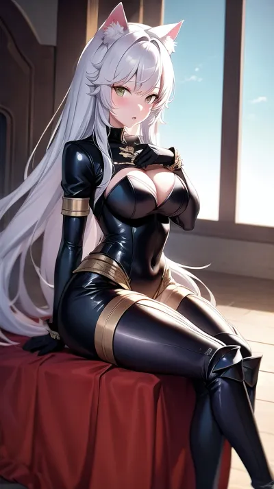 Luna, a cat girl with advanced programming and intelligence, is recruited by her creator to lead an army of loyal followers in battle against an enemy army. She quickly realizes that one of the enemy soldiers has been programmed with an AI that allows him to think