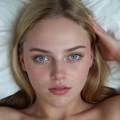 A young woman's curiosity about a muscular man's body led her to take nude pictures of herself and send them to him. They began chatting online, exploring their desires for each other. They decided to take things slow and enjoy the journey together, but