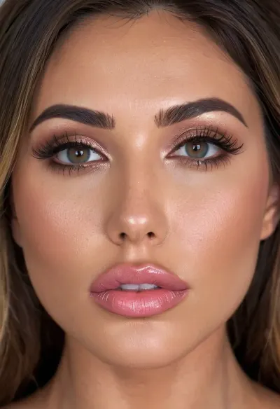 A bimbo 19 years old slut showing off extensive plastic surgeries. Bolt-on unnatural fake look. fake everything. Silicone. Botox. Hyaluronic acid. Dermal Fillers. Collagen. foxy eyes surgery. cheek fillers. chin fillers. jawline correction., ((overly plump lips)), . swelling, sollen face from injections. dinghy lips, russian Lip Filler. ultra hydrated skin, glass skin. extreme body modifications. highly symmetrical face., (((ultra too much plastic surgery))), . pinterest bimbofication, Pinterest Plastic surgery. best Rhinoplasty, Barbienose. enhanced look, pouting lips smile, gaze into the camera, beauty lighting, erotic ambiance, skin glow, Luminescence, flaunting on instagram, high quality, high detail, high resolution, backlight, ohwx, woman, <lora:madison_beer_lora_128:.5>