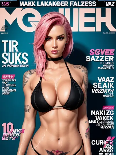 A 20-year-old sexy fitness model with a big boob shaved vagina posed seductively in front of the camera, holding a black microkini and posing seductively in front of the camera