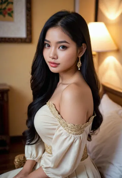 The 18-year-old Thai girl was a natural beauty with her rich escort outfit, but she was shy and reserved. Her rich escort outfit made her look like a real person, and she had the best quality photorealism that made anyone feel