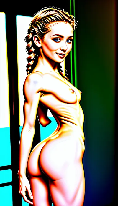 広いヒップ、フェアスキン、ロングヘアのスレンダーガールは、スレンダーボディと大きな目を持つように記述されています。 彼女は細い腕と脚を持っていますが、他の詳細は彼女の外観について与えられていません