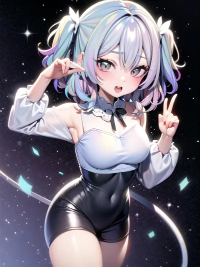 Yuy, an AI-generated human being, was fascinated by the idea of experimenting with new hairstyles and decided to try out a new look. He went to the salon for a makeover and used AI technology to create his own identity