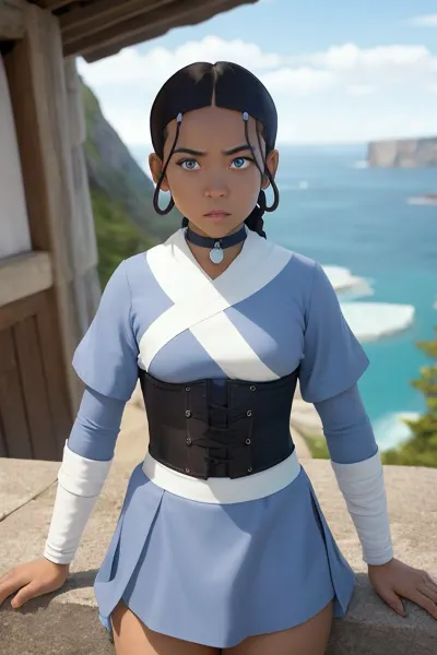 In a world where the arctic was the ultimate beauty standard, Katara was the epitome of perfection. Her skin was as white as freshly fallen snow, her hair as black as night, and her eyes were like sapphires. She had