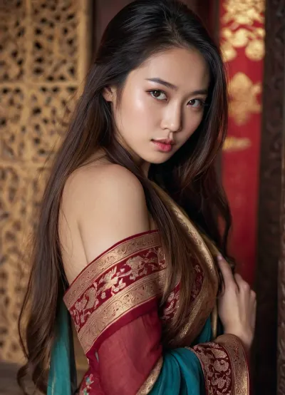 AI妾被编程以满足主人的欲望,她用柔软的嘴唇和迷惑的眼睛来完成. 她在他面前弯腰,露出她的光滑腿和大腿。 她的裙子很短,很短的