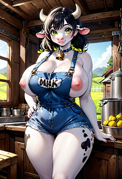 一个长着黑色头发和大乳房的年轻女孩在她最喜欢的色情网站浏览,当时她偶然发现了一张独角兽的牛照片. 她无法抗拒进一步探索现场的冲动,于是她点击了它,开始自慰