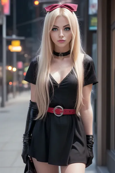 the whole girl visible in the frame, ultra realistic smart incredibly beautiful seductive face, young escort woman, super model, 18 years old, (very slim, anorexic figure), long very shapely legs, narrow waist, looks directly at the viewer, (she is on the street, in las vegas, long legs, perfect legs, no penties, sensual Seductive, big eyes, beautiful eyes:1.2), long blonde hair, (seduce, sexy, wants to fuck:1.1), (white skin. smile:1.1), HDR photo, best quality, ultra-detailed, masterpiece, finely detail, highres, 8k wallpaper, photorealistic, perfect illumination, best shadow, best shot, soft lighting, (saturated colours:1.5), <lora:weight_slider_v2:-1>, <lora:add_detail:.5>, anarchy, hair, bows, spiked, collar, black, t-shirt, belt, red, skirt, boots, ornaments, magical, girl, pink, dress, gloves, thigh, <lora:anarchy-nvwls-v1-final:.5>