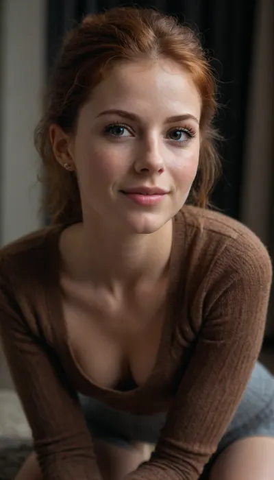 Little caprice's enchanting portrait: a glimpse into her subtle seduction