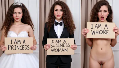 Reflexionen einer Frau: ein Triptychon der Wahrnehmung