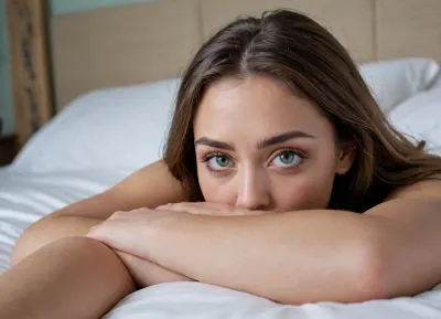 woman, (chin resting on her bed with her big ass filling the frame behind her face, facing directly into the camera, plow cam, face down ass up), (ultra realistic, realistic, photorealistic, photo realistic, photorealism, photo realism), (maximum quality, ultra-detailed, insanely detailed, highly detailed, high quality, uncompressed, raw source photograph, raw image, dslr), (highly detailed eyes, high resolution eyes, high quality eyes, highly detailed hair), (same color eyes, symmetric eyes, matching eyes, detailed eyes, detailed iris, detailed pupils, limbal ring around iris, perfectly round iris, perfectly round pupils), (expressive eyes, striking eyes, captivating eyes, mesmerizing eyes, glittering eyes, Fae eyes)