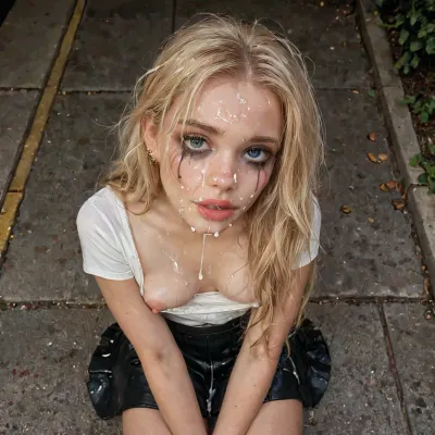 Lost in the rain: a bukkake victim's desperate night (3/4 view, 4ng3l)