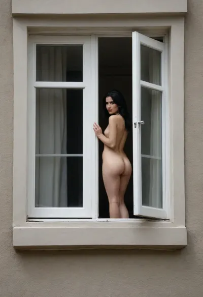 Voyeuristic lens: an intimate intrusion - the long lens spy shot of an unaware iranian woman in tehran