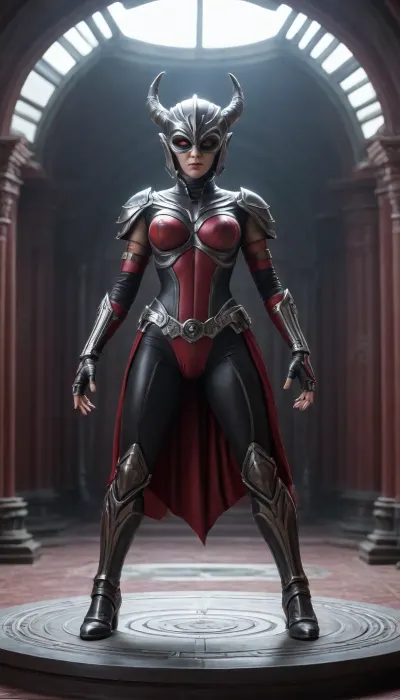 (hybrid fusion:2), darth vader, Alexstrasza, full body view