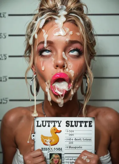 The slutty milf bimbo: a blond-haired beauty's mugshot tells a tale of excessive desire