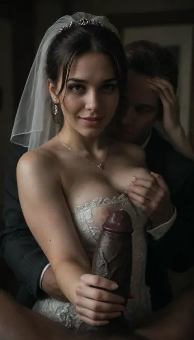 In white tuxes and colored love: a wedding day surprise