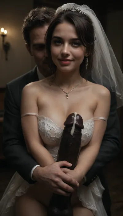 A cum-filled wedding: interracial love, cuckold husband, and a gokkun bride