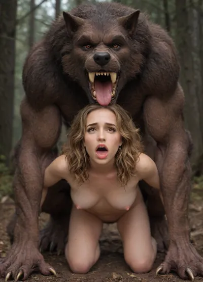 massive werewolf fucks nude Hermione Granger, (((large brown eyes))), crying, orgasm, ahegao, on all four, fucked by giant werewolf, werewolf sex, bestiality, sex with large werewolf, werewolf is more bigger than girl, (monster werewolf:1.7)
