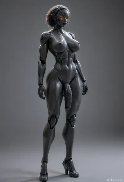 cyborg woman, cybernetics, robot limbs, wires, tech, cyber, cybernetic limbs, cybernetic pieces, muscle_bimbo, <lora:Muscle_Bimbo_SDXL:.8>, style, android, <lora:cyborg_style_xl-alpha:.8>, <lora:EnvyCyborgXL01:.8>, Robot, Skin, Android, <lora:robot_skin_XL_1.0.6:.8>, huge boobs, huge butt, human body with robotic enhancements, human skin tone, full body view, view of whole body, standing, sci-fi, robotic arms, robotic legs, machine arms, machine legs, sex robot, sex bot, robot sex doll, robot helmet, robot face, noface, cyborg, <lora:291410_training_data:.8>, sexbot, futanari, futa, huge robot cock, huge robotic futanari cock