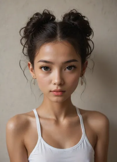 1 girl, 30yo, young skinny small thai girl, very dark skin, thai, asian, opened hanfu, Qixiong Ruqun, private club erotic dance