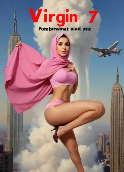 (TITLE TEXT "Virgin No.72":1.8), "Virgin No.72", (text reading "Virgin No.72"), (big movie title "Virgin No.72"), (movie poster:1.2), (huge letters, movie title text:1.2), (Muslim woman, brown skin:1.3), (Arab woman:1.1), (brown skin:1.3), (religious hijab:1.3), wet sweaty body, big text on poster, sweaty body, ((string bikini bottom)), sideview, (((tight uniform 50's))), (((pin up 1940's))), (explosion on World Trade Center:1.1), (1950's movie poster:1.2), (huge title text, movie poster:1.5), (big text on poster:1.5), (1950's movie poster:1.4), (1940's pin up girl), (Muslim girl in hijab sitting on a cloud in the sky:1.4), (hijab:1.5), (Arab girl in underwear:1.2), (skyline in background:1.3), (explosion on skyscraper:1.3), (airplane crashing into World Trade Center:1.3), (September 11 attacks:1.2), (9/11 September twin tower attack:1.2), (airplanes crashing in skyscraper:1.1), (she is wearing a pink hijab), Photography, photorealism, tall, beautiful perfect figure, Knee-high boots, perfect tall legs, charming eyes, sad yet gracious face, dark background, fantasy art capturing the style of Aaron Horkey, Jeremy Mann and Luis Royo, body-focused composition from a low angle, alluring figure, dark fantasy, dynamic composition, warm hues, showcases acrylic calligraphy, watercolor techniques integrated seamlessly into a maximalist masterpiece, detailed with gouache fluidity, golden hour light, hyperrealism, hypperrealistic, hyperdetailed, 64k, ultraHDR, Movie, Poster, page, panties, pulled, to, side, pussy, shaved, logo, text, sign, that, says, the, word, <lora:Movie Poster:.5>, <lora:Pussy_pants_nohands_D03_realvizXL2_bucket_01-000010:.5>, <lora:texta:1>