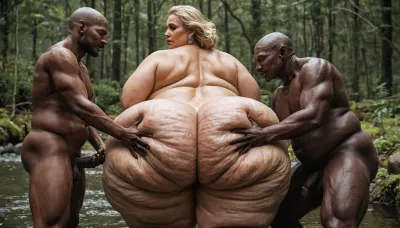 goblins, (they have small cocks), groping a fat milf, multiple boys, forest, extreme fat, obese, cellulite, stretch marks, chubby, round face with double chin, fat, sagging belly, big, wobbly ass, 30 years old, beautiful milf, blonde hair, masterpiece, best quality, highly detailed, adult woman, tall, fisting
close up, Goblin, Mage, Warrior, Shaman, Assassin, fighter, monster, creature, <lora:655889_training_data:.8>