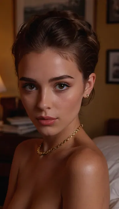 (A cute 21-year-old naked luxury well build skinny sloane ranger woman with brunette shorthaired updo hair and very dark-tanned skin laying at her back fucked by a boy at a dorm sex party in 1997, anklets and waist chain, medium breasts), in the background a 21-year-old tall and slim woman with very short hair is visible, photo-realistic, compact camera shot, hyperrealistic, cinematic, best quality, insanely detailed, pussy shines through, Acrylic calligraphy and watercolor techniques seamlessly merge into this maximalist masterpiece. Gouache fluidity enhances the level of detail, while the bright sunrise light contributes to a hyperrealistic impression. This artwork is meticulously crafted, with each element executed with precision. The scale of the artwork is set at 64., supermodel, face, big, lips, Olvclpmssunv, woman, <lora:Picture_enhancer:.8>, <lora:Beautify-Supermodel-SDXL:.7>, <lora:255596_training_data:1>, <lora:Olivia Culpo-000004:.8>