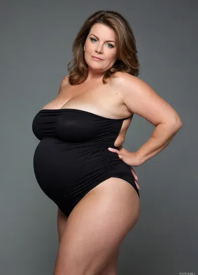 Full body shot, 50 year old woman, layered haircut, long hair, green eyes, black thin dress, obese, chubby, wide hips, curvy, small floppy breasts, sagging breasts, deflated breasts, tan lines, brown hair, upturned nose, SaggySlimXL, <lora:updated_saggy_slim:1>, <lora:clothed_small:.5>, bottomheavy, big, ass, huge, gigantic, thick, thighs, massive, <lora:bottomheavy_v1_sdxl_tags:.8>
