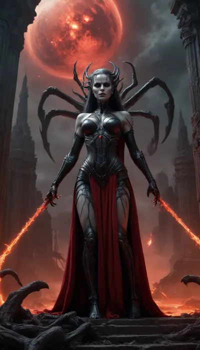 El reino ardiente de la diosa oscura