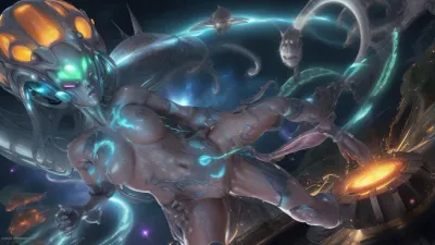 subject is brightly light with soft light, human skin tone, Sexy Conjoined Mutant octopus with 8 pussy's, 3 breasts, one girl three tit's, eight vagina's, full frontal view from under looking up . random vagina's all over her body and some penis's. A young alien hybrid looks like Sierra Mcormick alien hybrid with tattoo's covering body nude, getting beamed up to an alien spacecraft, eerie blue tractor beam lifting her up towards the ship. colorful unnatural lights emanate from the alien craft. her skin wet erotic. cum dripping all over from her supple, round breasts, the hybrid has 3 breasts and eight vagina's, squatting, alien intercourse, sex with hybrids, ((perfect round face)), (realistic photo), (ultra high details), ((small breasts)), ((three tits)), ((eight vagina's)), hot plasma falls from the space ship, (very thick molten steel spills out:1.3), alien creature watch from forest, realistic detailed face, realistic detailed hair, realistic detailed body, realistic detailed skin, 3 detailed breasts, extra breast, more than 2 tits, octo pussy, octagonal pussy.