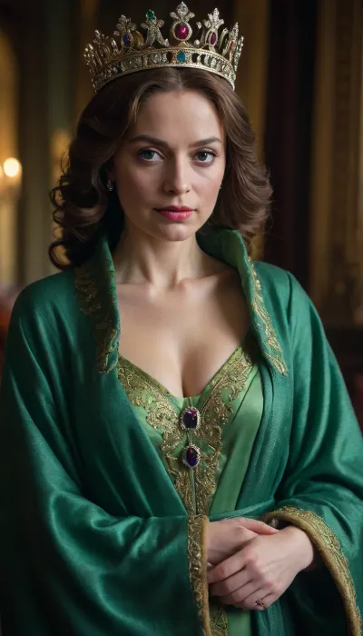 The Queen in the Green Robe 25 Years Old