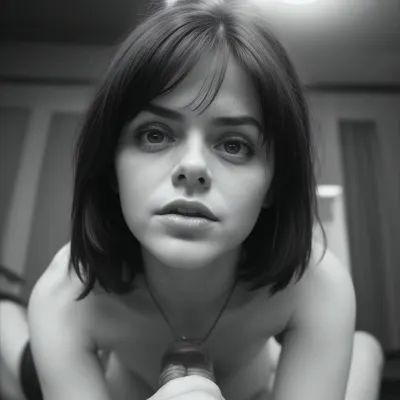 Cinematic still the viewer looks down at a submissive girl kneeling before them. She's gazing up with big, innocent eyes as she takes their cock deep into her throat. The first-person perspective immerses the viewer in the sloppy, worshipful blowjob. 4k epic detail, shot on kodak, 35mm photo, sharp focus, high budget, cinemascope, moody, epic, gorgeous, film grain, grainy, score_9, score_8_up, score_7_up, rating, explicit, blowjob, POV, kneeling, submissive, big_eyes, deepthroat, <lora:Winter_v2-000004:.8>