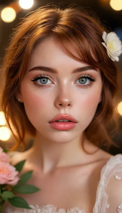 Ätherische Eleganz: ein Porträt jenseits der Zeit