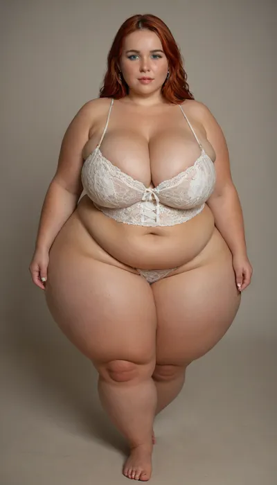 petite fat woman with massive breasts and hyper hips, massive cleavage spilling out from the sides, robust, wearing dirndl, red hair, green eyes, round face, big nose, wide nostrils, freckles, chubby, overweight, thick hyper ass, gigantic ass, hyper hips, (ssbbw:1.7)