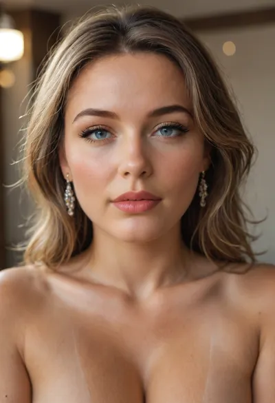 (mature:1.5), 60 years old chubby ava koxxx, chavette, naked, tanned skin, straight silky brunette hair with highlights parted in the middle, voluptous, (chubby mature face), glamour, cinematic, hyperrealistic, 5k, best quality, (8k, RAW Photo, Highest Quality), (Epic Realism), Hyper Realistic, (Detailed Eyes), (Superior Quality), Intricate Detail, Cinematic, plump lips, contouring makeup, smokey eyes, fake lashes, nude lipstick, Detailed, (film grain length, 135mm, f/2.8, DoF, bokeh, focus on face, ultra-detailed skin, wrinkles, perfect bright eyes, skin pores, prominent limbal ring, high-contrast eyes, finely detailed features), epiCNegative, suntanned skin, StokeRealV1, laurenceferrari, photo, in, phst, artstyle, fluxenh4nce, BadX, <lora:SDXL1.0_Essenz-series-by-AI_Characters_Style_BetterPhotography-v1.2-'Skynet':.8>, <lora:Midjourney Image Enhancer XL v1:1>, <lora:cfg_scale_boost:1>, <lora:FLUXEnh4nce:.8>, <lora:attractive_notrigger:.8>