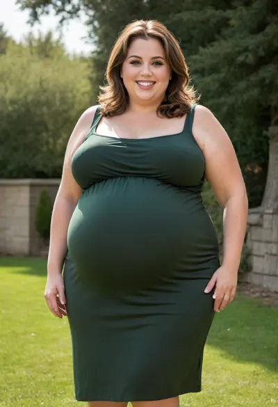 45° sideview, Full body shot, Sunny summer day, bright sunny day, (obese:1.3), The fat ssbbw mature milf 60 is walking on the lawn, green lawn, stark naked body, chubby milf, braless, hard nipples, black tight transparent sleeveless black maxidress, medium very saggy tits, plump waist, plump pubis, light brunette hair with highlights, bobcut hair, big eyes, happy smile, nip slip, (high quality:2)