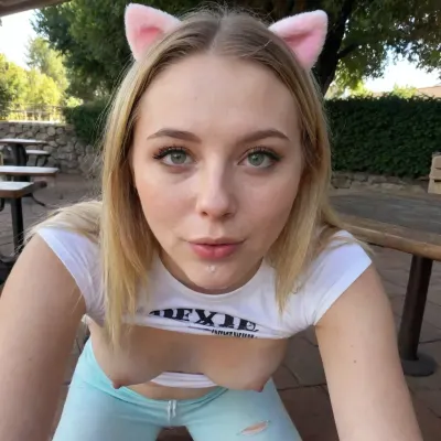 Anal plug foxtail inside ass, cat ear, Dirty Girl homeless pretty girl, fitness, smooking weed, expression facial slutty, she is wear t-shirt and long pants, She os lay under tree in a Restaurant, camera takes entire full body, she is stand UP, blonde 18 years old with free hair long hair woman, lewd Dungeon, relax and happy face, babe face. woman, small, medium, large, hard shadows 18 year old girl, babe face, freckles, cute face, best quality, photorealism, Shimmer glisten, face a pretty girl, young woman, She from irish, She has long blond hair, she is Very happy, face pretty girl, face ultra detailed texture Perfect face pretty girl pretty, drawing attention texture her face and eyes lines, câmera fotography Seductive Green eyes, 18 years old Perfect, facial expression Seductive, skin texture, masterpiece, perfect poor lighting, cinematic lighting, HDR, beauty, ultra-detailed, amazing, eos, skin_pores, bad, lighting, bright, 1-alpha, .8>, freckles woman, open legs, hard shadows, Howle body, Her skin show visible pores, a subtle oily sheen in the T-zone, delicate freckles on her nose, and fine, soft vellus hair across her face. Tiny, clear water droplets or a light dewy moisture are visible on her skin. She has hair, with distinct individual strands. Her expressive eyes show a realistic sparkle, complemented by precisely defined eyelashes

Câmera Cannon Lena 70mm, <lora:SquattingAnal:.8>