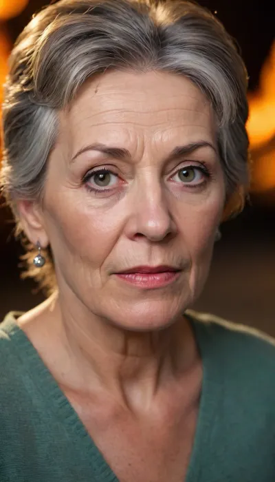 old woman, (55 years old:1.5), mature, wrinkles, crows feet, (saggy breasts:.9)