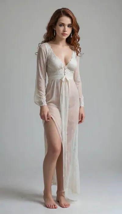 Artstyle of melkor mancin, sorceress from dragon crown, (no background, white background, uni background:1), full body view