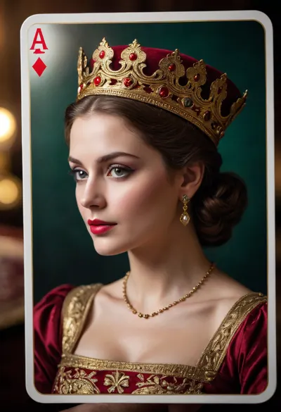 (Playing cards queen:.8)