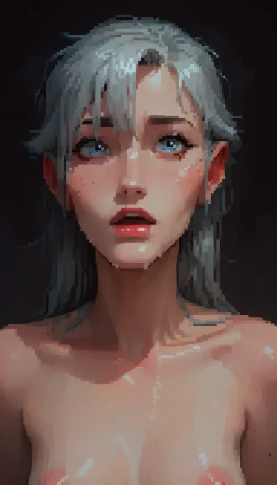 score_9, score_8_up, score_7_up, score_6_up, 1girl, very skinny, extremely pretty woman, 20yo, long blond hair, blue and grey colored eyes, small perky tits, puffy nipples, pretty girl, light blue bangs, shaking orgasm, choking, shaved pussy, (full body view), 4k, photorealistic, intricately detailed face, realistic face, MASTERPIECE, (incase style), pixelart, incase, style, pixel, art, <lora:ratatatat74-000050:1.3>, <lora:outline_xl_kohaku_delta_spv5x:1.8>, <lora:NEOTOKIOXL_0.2_RC:.4>, <lora:287175_training_data:.6>, <lora:pixel_stormXL:.3>