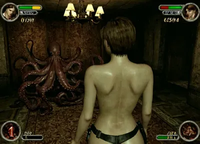 gameplay, old game graphics, old game hud, pale skin, resident evil, slutty ass, tentacles, rtrcgi, Playstation, 1, Graphics, PS1, Game, <lora:retrocgi_sdxl_v1:.8>, <lora:498890_training_data:.8>, <lora:PS1Redmond-PS1Game-Playstation1Graphics:.8>