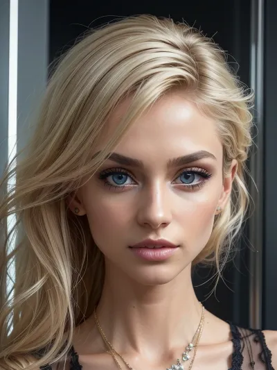 (girl, 18 years old beautiful, stunning unique female character), (rave makeup), (vibrant blue and blonde hair, loose hair), (clear focus), (ultra realistic, realistic, photorealistic, photo realistic, photorealism, photo realism), (maximum quality, ultra-detailed, insanely detailed, highly detailed, high quality, uncompressed, raw source photograph), (highly detailed eyes, high resolution eyes, high quality eyes, highly detailed skin, detailed skin texture, highly detailed hair), (same color eyes, symmetric eyes, matching eyes, detailed eyes, detailed iris, detailed pupils, limbal ring around iris, perfectly round iris, perfectly round pupils), (striking eyes, captivating eyes, mesmerizing eyes, glittering eyes, big eyes, pixie face), russian escort, High heels, long very shapely legs, (hotel elevator), <lora:weight_slider_v2:-1>, slfg, cloth, pttrn0, pttrn1, pttrn2, pttrn3, pttrn4, pttrn5, <lora:Clothing - Stockings v3 @ slfg cloth - pttrn-000014:.5>