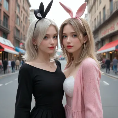 jessica bunny bimbo 40 year old woman, standing full view
