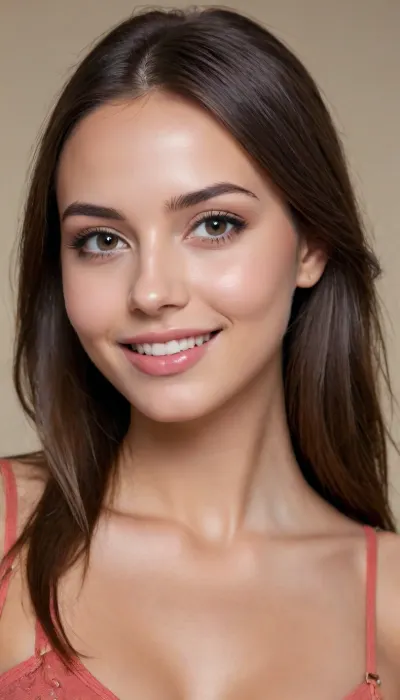 (8k, best quality, photorealistic:1.2), 20m away, timeless beauty, elegant young woman, graceful posing, soft lighting, radiant complexion, symmetrical face, long straight dark hair, (narrow innocent poised almond-shaped smiling eyes, clear captivating eyes with a slight curve at corner of eye), soft sculpted jawline with soft contours, youthful yet elegant appearance, subtle blush on high cheekbones, natural, healthy look, soft gaze, (naturally full, softly lips, with thin cupid's bow, rounded under lip, angelic smile), angled cheeks with subtle dimple, perfect teeth, black silky long hair, slender body, athletic, medium breasts, silky skin, thin waist, long legs, (cum on face:1.5), (cum on hair:1.5), (cum dripping from face:1.6)
