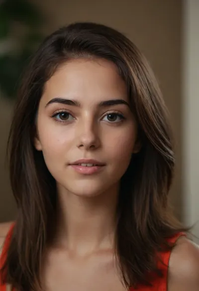 portrait of a, (beautiful:1.5), (Instagram model), (sexy:1.3), (innocent:1.5), girl, (looking young:2), 18 yo, thin, (Arab), (small nose:1.2), Bob haircut, (brown hair), perfect eyes, (matte skin details), (makeup), (shy, smile), masterpiece, hyperrealistic photo, best quality, detailed, skin, blemish, (skin spots), <lora:add-detail-xl:2>