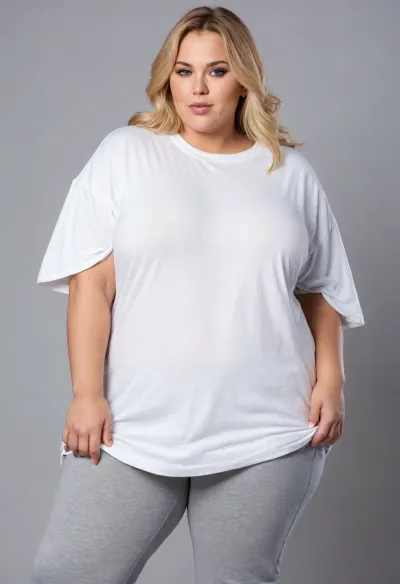 1 woman, white, American, hair, blonde, chubby face, pretty eyes, double chin, broad jawline, fat shoulders, strong arms, (((gigantic breasts unter shirt))), (Wearing a loose wide oversized T-shirt white:1.8), blue Jeans, high Black Boots, high resolution, woman, 50 yo, slight wrinkles in face, looking into camera, Detailed Face, (gigantic hanging bosom:1), 3/4 body, tone body, flat stomach, high definition face, high cheekbones, green eyes, seductive smile, fat ass, strong thighs, wide hips, bob haircut, bbw, chubby, plus-size, fat hips, chest, big, breasts, huge, gigantic, hips, thighs, wide, thick, plump, belly, female, arms, extra, <lora:Venus_Body_Alpha:.5>