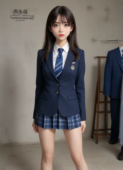 Dijital bir rüya: Yüksek, sevimli anime okulugirl