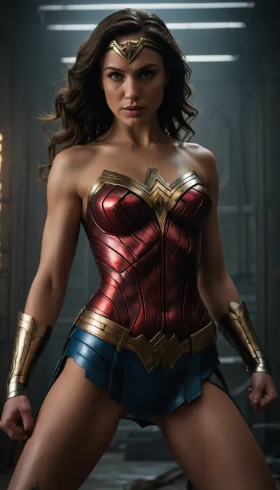 Wonder woman, justice League, strong, fit, muscular, fisting pussy