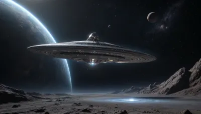 uber realistic image, fullcolor image, full body view, 8K quality, ultra detailed, masterpiece, stars, planets, orbital stargates, spaceship, whole body in frame, whole body visible, detailed high definition background