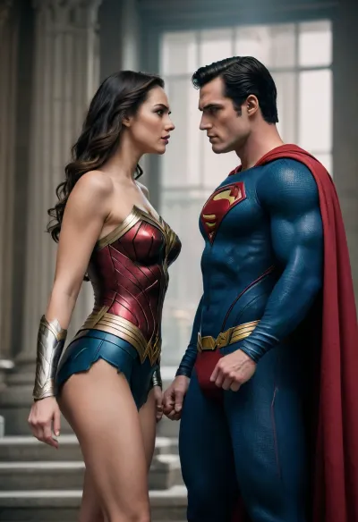 Superman and Wonder Woman, sex, 金鋼狼+神力女超人